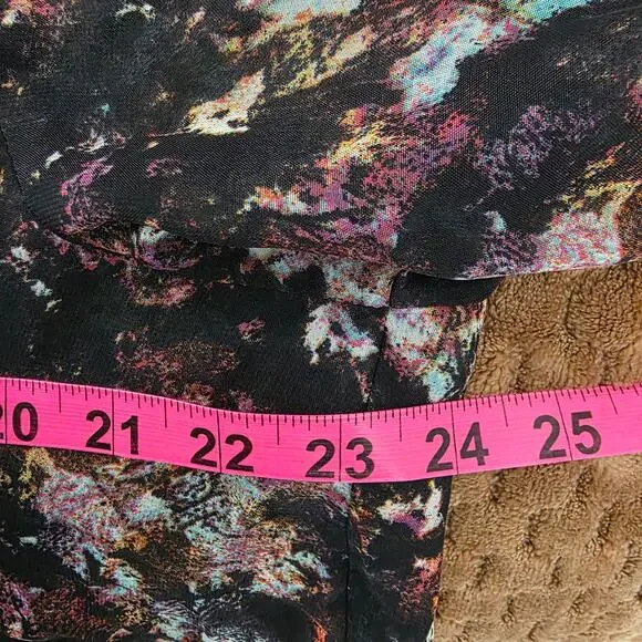 Contemporary style signature Floral print chiffon blouse XL - Picture 6 of 6